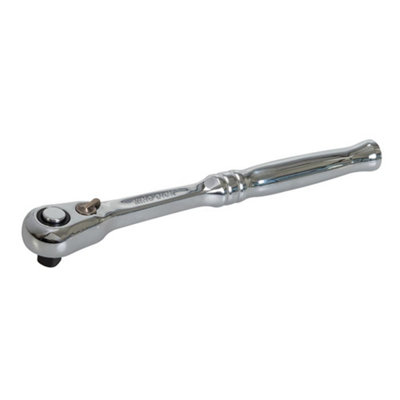 King Dick - Full Chrome Reversible Ratchet SD 60 Teeth - 1/4"