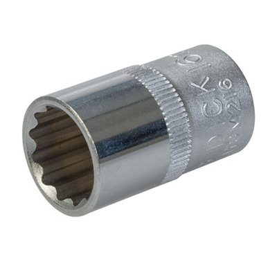 King Dick - Socket 1/2" SD 12pt Metric - 16mm