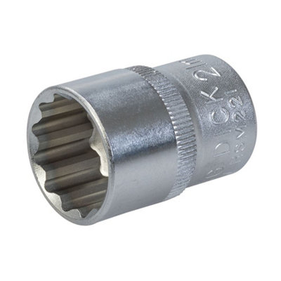 King Dick - Socket 1/2" SD 12pt Metric - 21mm