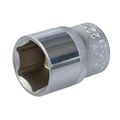 King Dick - Socket 1/2" SD 12pt Metric - 22mm