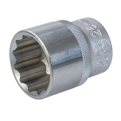 King Dick - Socket 1/2" SD 12pt Metric - 26mm