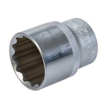 King Dick - Socket 1/2" SD 12pt Metric - 27mm