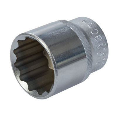 King Dick - Socket 1/2" SD 12pt Metric - 30mm