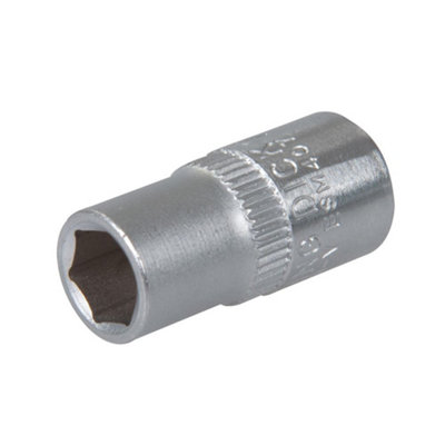 King Dick - Socket 1/4" SD 6pt Metric - 7mm