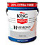 King of Paints Harmony Matt Emulsion - 3 Litre - Modern Grey emulsion more paint for your money