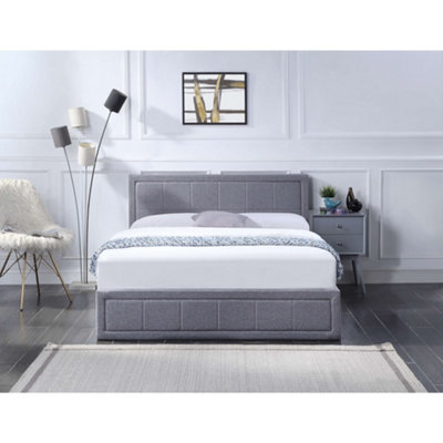 California king bed store with tv lift