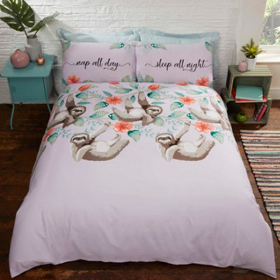 King Sloths Duvet Set  - Multi