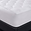 King Thick Cloud Like Super Soft Mattress Topper, Hypoallergenic, Comfy, Deep Fill - Machine Washable