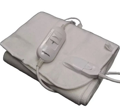 Kingavon Double Electric Blanket Soft Bed Underblanket Throw 3 Heat ...