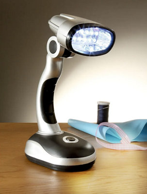 Kingavon RT357 Battery Powered LED Desk Lamp Reading Work Bedside