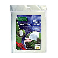 Kingfisher Large Plant Warming Jacket Frost Fleece Protection Cover 125cm x 80cm