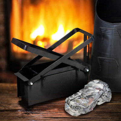 Kingfisher LOGM Recycled Paper Fire Brick Log Maker Green Log Burner Fuel - 3
