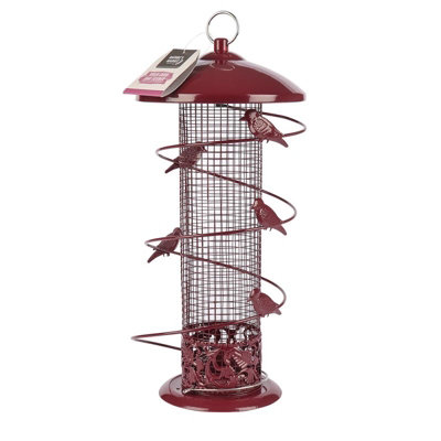 Kingfisher Natures Market Wild Bird Peanut Feeder Hanging Garden Red Price Comparisons | Compare The Build