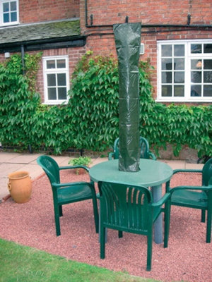 Kingfisher Parasol Umbrella Washing Line Garden Furniture Cover Green Waterproof - 3