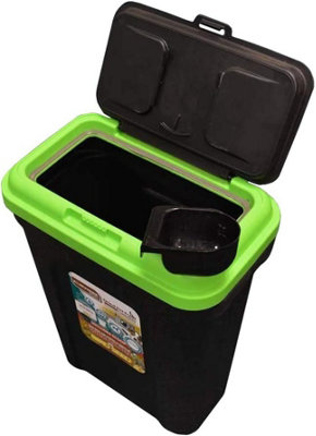 Kingfisher Pet or Bird Food Storage Tub, 30 Litre with Scoop