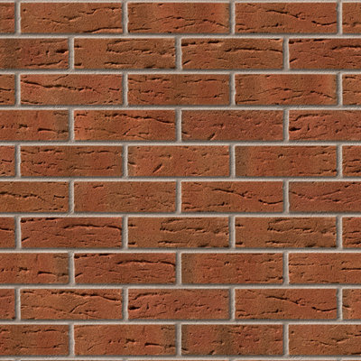 Kingscourt Crimson Red Multi - Pack of 200 Bricks Delivered Nationwide by Brickhunter.com Price Comparisons | Compare The Build