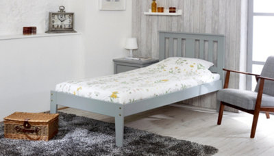 Kingston Pine Wooden Bed Frame  4'0 Small Double - Grey