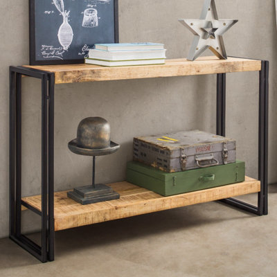 Kingwood Upcycled Industrial Console Table Made From Reclaimed Metal ...
