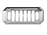 Kinston Ceramic Accessories Traditional Grill Overflow Cover - 26mm x  50mm - Chrome - Balterley