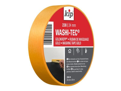 KIP 222602 238 Premium WASHI-TEC Masking Tape 24mm x 50m KIP222602