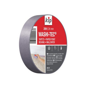 KIP 223499 209 Premium Low Tack WASHI-TEC Masking Tape 24mm x 50m KIP223499