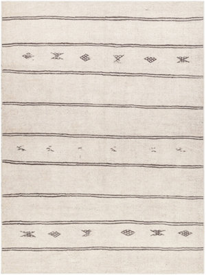 KIRAN Becki Owens x Livabliss Global Scandi Beige/Dark Brown Area Rug 160 x 213 cm