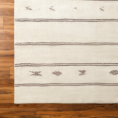 KIRAN Becki Owens x Livabliss Global Scandi Beige/Dark Brown Area Rug 160 x 213 cm