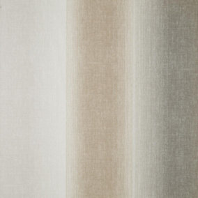Kirby Stripe Natural Wallpaper Crown Textured Vinyl Cream Beige Modern