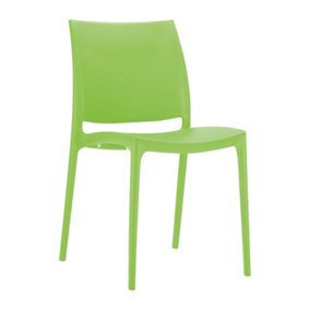 Kirk Stackable Side Chair - Green