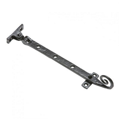 Kirkpatrick 12 inch Monkey Tail Casement Stay - Black (1180)