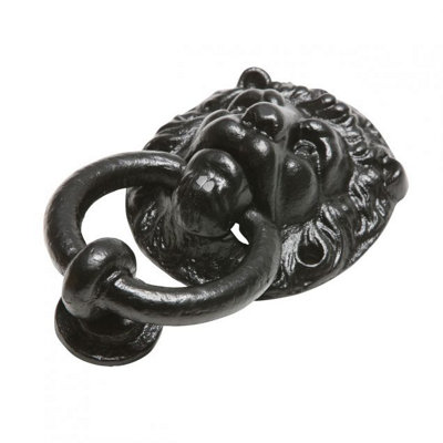 Kirkpatrick 4 inch Lion Head Knocker - Black (896)