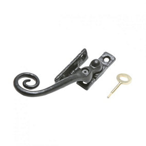 Kirkpatrick Monkey Tail Locking Fastener with Key Left Hand - Black (1165)