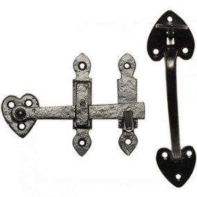 Kirkpatrick Pin and Chain for Suffolk Latch - Black (3619)