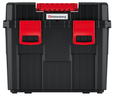 Kistenber Mobile Tool Chest Rolling Tool Box Trolley 56L DIY Storage On Wheels Lockable Plastic Locks Handle - 4