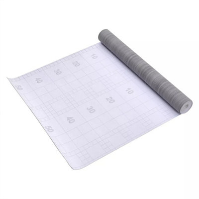 Kitchen & Bathroom Lino Grey Wood Effect Waterproof Vinyl Flooring Roll ...