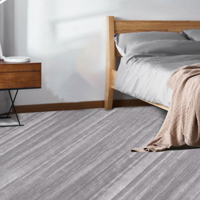 Wood Effect Anti-Slip Vinyl Flooring Roll | 4m Wide X 7m Long Sheet For Kitchen, Bathroom, Office