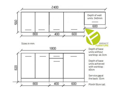 Kitchen Cabinet SET 7 Units Sonoma Oak Cupboard Worktop Modern