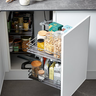 Shop kitchen cabinet storage.