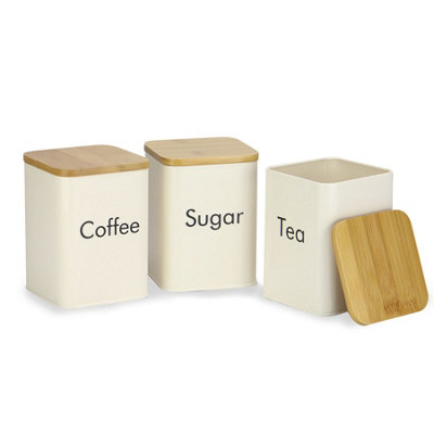 DROMMERE Coffee And Sugar Container Set - Kitchen Canisters