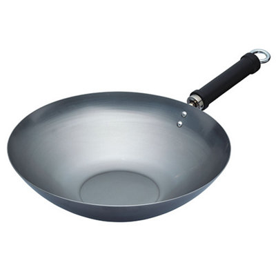 Kitchen Craft Pure Oriental Wok Carbon Steel 30cm