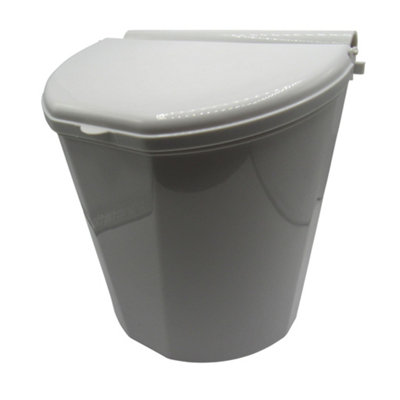Kitchen Cupboard Bin 10L (Inside Door Rubbish Sink Large Wall Mount Included)