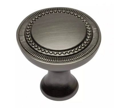 Kitchen Cupboard Cabinet Door Drawer Round Knob Handle Imperia by GTV Brushed titanium