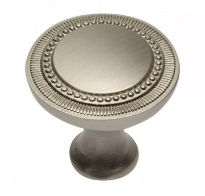 Kitchen Cupboard Cabinet Door Drawer Round Knob Handle Imperia by GTV Satin