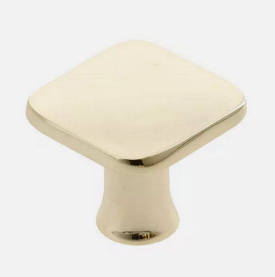 Kitchen Cupboard Cabinet Door Drawer Round Knob Handle Piazza by GTV Brass