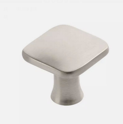 Kitchen Cupboard Cabinet Door Drawer Round Knob Handle Piazza by GTV Brushed steel