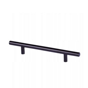 Kitchen Cupboard T-Bar Black Furniture Cabinet Handles 288mm (Pack of 1)