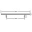 Kitchen Cupboard T-Bar Brushed Steel Furniture Cabinet Handles 320mm (Pack of 1)