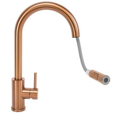 KITCHEN FAUCET REA FRESH BRUSH COPPER, BRASS