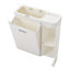 Kitchen for Counter Top or Under Sink Hanging  Trash Can with Lid White