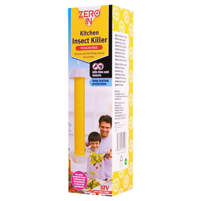 Kitchen Greenhouse Insect Killer Sticky Adhesive Bug & Fly Control Hanging Unit